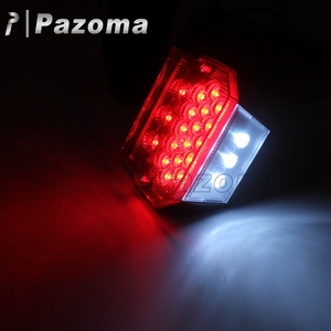 Luz trasera LED para motocicleta, luz trasera de freno para MZ, ETZ 150, 250, 251, 301, para Simson SR50, S51, <span class=keywords><strong>SUZUKI</strong></span> TS125, TS150, TS250 - Product Image 6