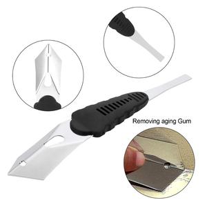 <span class=keywords><strong>Kit</strong></span> de 3 spatules en silicone pour <span class=keywords><strong>calfeutrage</strong></span>, jointoiement et finition, outils de nettoyage et de finition pour produits d'étanchéité - Product Image 4