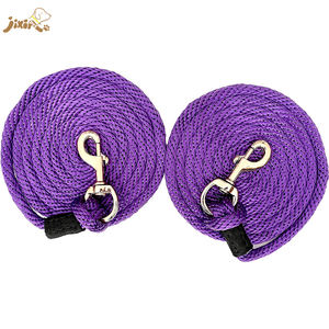 Corda di piombo in poliestere di dimensioni solide di 10 piedi di lunghezza e 5/8 pollici di spessore per cavalli - Product Image 4