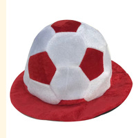 Casquette de football SOLPOP personnalisée en forme de ballon, drôle et amusante, pour événements sportifs, costumes de fans, fournitures de fête, accessoire de cosplay