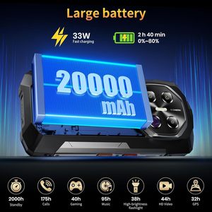 Téléphone robuste Fossibot F113 5G 36 Go + 256 Go, écran 6,78 pouces, Android 15, appareil de jeu - Product Image 2