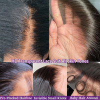 Yeswigs perruques de cheveux humains birmans naturels à double tirage bruts vierges suisses HD Lace Frontal perruques soyeuses droites 360 Full Hd Lace Front perruque