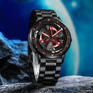 Nouvelle Montre-bracelet à Quartz Officielle 3D Originale Rotative en Gros, Étanche, Thème Anime Sharingan pour <span class=keywords><strong>Kakashi</strong></span> - Product Image 2