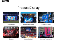 Écran LED extérieur 4K P2.9 - 500x500mm, affichage numérique et location d'écrans LED avec une luminosité de 4500 nits pour les événements et la publicité
