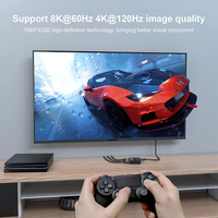 Commutateur HD-MI avec adaptateur à distance, commutateur HDTV 3 ports, 3 entrées 1 sortie, convertisseur vidéo 8K60Hz 4K HD pour PS4, boîte TV, moniteur, ordinateur portable