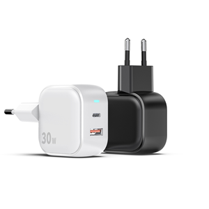 <span class=keywords><strong>Chargeur</strong></span> PD 30W USB Type C <span class=keywords><strong>Chargeur</strong></span> rapide QC3.0 Double port Charge rapide 3.0 Charge optimale du téléphone pour <span class=keywords><strong>iPhone</strong></span> 15/<span class=keywords><strong>14</strong></span>/13/12 GAN - Product Image 1