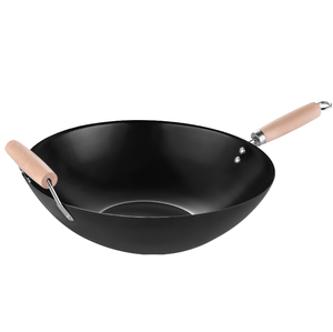 Phụ Kiện Nhà Bếp Công Cụ Nhà Bếp 1.0Mm Carbon Thép Chảo <span class=keywords><strong>Pan</strong></span> Set Vòng Dưới Đồ Nấu Nướng Không Dính Chảo Với Hai Xử Lý - Product Image 3