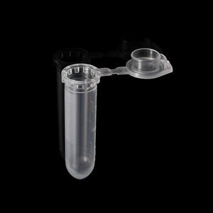 Tubos de microcentrífuga Hankang de 2 ml con fondo redondo, graduados, transparentes, con cierre a presión, tubos EP para muestras - Product Image 1