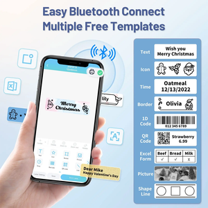 Mini stampante portatile senza fili Mini stampante portatile senza fili blu dente stampante prezzo di stampa di etichette per le piccole imprese - Product Image 5