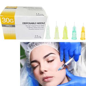 Agujas Desechables de Acero Inoxidable de Grado Médico <span class=keywords><strong>para</strong></span> Microinyecciones de Belleza, 30G-34G, 4MM/6MM/13MM/25MM, Jeringa Afilada <span class=keywords><strong>para</strong></span> Relleno Dérmico - Product Image 6