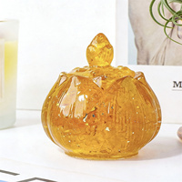 Bol en pierre naturelle éclatée, récipient à bijoux, lotus de guérison, pot d'améthyste démagnétisant et purifiant pour la maison