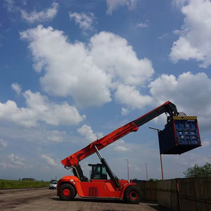 Apilador de Contenedores a Batería SRSC1009-6E para <span class=keywords><strong>Carga</strong></span> de Contenedores Ecológica en Terminales Ecológicos - Product Image 1