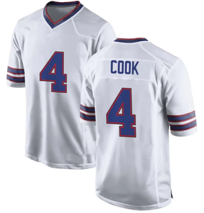 เสื้อเจอร์ซีย์อเมริกันฟุตบอล17Josh ALLEN 0 coleman 4 James Cook VP Limited เสื้อเจอร์ซีย์เย็บเสื้อด้านบนระบายอากาศและแห้งเร็ว - Product Image 5