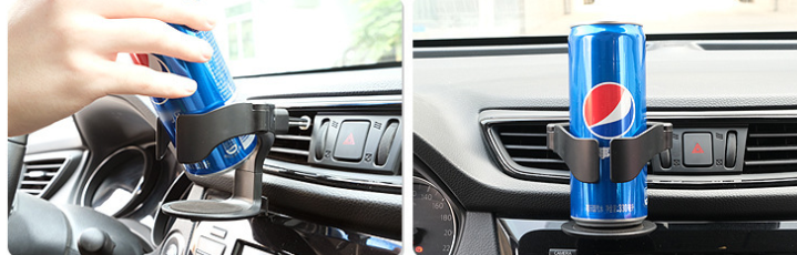 Universal Car Air Outlet Cup Holder Phone Mount - 2-in-1 ABS Material Car Accessories