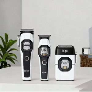 Set Professionale di Tagliacapelli Ricaricabile USB 3 in 1 ad Alta Velocità per Barbiere <span class=keywords><strong>e</strong></span> Salone, Silenzioso, con Base di Ricarica - Product Image 2