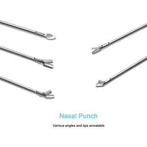 Juego de Instrumentos ORL: Pinzas de Biopsia, Pinzas para Tejido Nasal, Punzón Nasal y Tijeras para Cirugía Nasal y de Senos Paranasales - Product Image 3