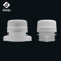 Bouchon souple en plastique avec bec verseur 26 mm à grande ouverture pour recharge et fermeture de liquides, gels, détergents et produits de nettoyage en emballage