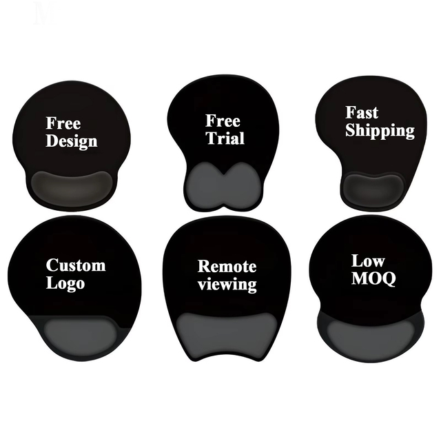 Custom 3D Oppai Anime Silicone Wrist Guard Boob Breast Mouse Pad Sexy Beautiful Girl Wrist Guard Pad PU Anti Slip Mouse Mat Pad