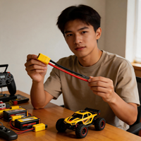 Câble de charge RC XT90H avec fil 10AWG, connecteur XT90, câble isolé en silicone PVC pour batterie de voiture et de vélo électrique