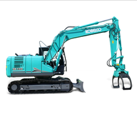 Ekskavator Kobelco SK210D-10 Spesialis Pembongkaran Netral Karbon 29,7 T Ekskavator Crawler Listrik Mesin 90kW Motor Otomatis