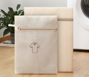 ถุงซักผ้าตาข่ายหนาแบบมีซิปสำหรับชุดชั้นใน บรา ถุงเท้า เสื้อผ้าเด็ก - Product Image 6