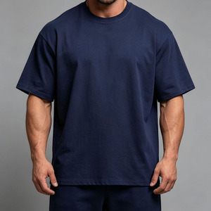 <span class=keywords><strong>Camiseta</strong></span> Deportiva de Gran Tamaño de Secado Rápido con Estampado, Ropa Deportiva para <span class=keywords><strong>Hombre</strong></span>, Cuello Redondo, <span class=keywords><strong>Camiseta</strong></span> Deportiva de <span class=keywords><strong>Manga</strong></span> Corta para <span class=keywords><strong>Hombre</strong></span> - Product Image 4