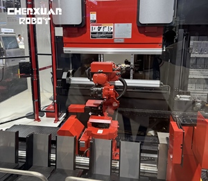 뜨거운 판매 산업용 CNC 여행 로봇 자동 그리퍼 및 도구 교체로 완전 자동화 된 6 축 프레스 브레이크 벤딩 셀 - Product Image 6