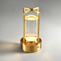 Lampe de table LED créative personnalisée en usine, veilleuse de chevet de luxe pour chambre à coucher, lampe d'ambiance rechargeable pour bar