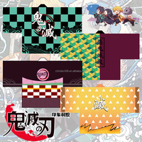 Écharpe, gants et couverture en peluche Anime 2D japonais Ghost Destroyer Bean Scarf - Bib Bear Caps Blanket Plush