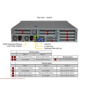 Servidor en Rack Supermicro AS-2015HS-TNR 2U, EPYC 9124 16C 32T, 64GB DDR5, 2x800GB SSD+2x2TB HDD, 800GB SSD, 2TB, Servidor As -2015 - Product Image 2