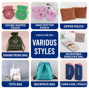 Pochette en velours personnalisée avec cordon de serrage, sac cadeau pour bijoux, sac de rangement en flanelle douce pour collier, bague, montre, emballage - Product Image 1
