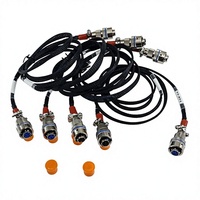 Connecteur circulaire MIL-DTL-5015 MS3106 MS3108 à verrouillage baïonnette en aluminium IP67 robuste 3-19 broches pour l'aérospatiale et l'aviation