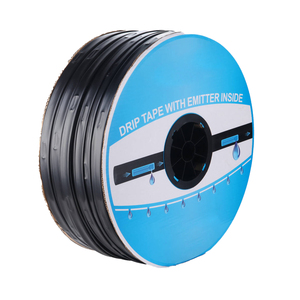 Ruban goutte-à-goutte plat de haute qualité pour l'irrigation agricole des jardins et des fermes, avec émetteur plat intégré de 16 mm - Product Image 1