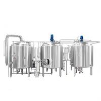 Équipement de brassage de bière 1000L, projet clé en main, système de brasserie en acier inoxydable pour brasserie artisanale commerciale