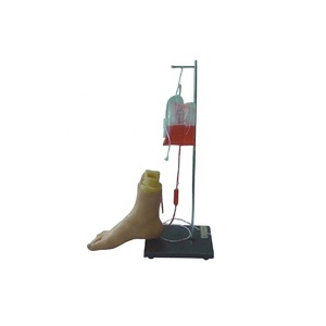 Modelo de entrenamiento de simulación de inyección intravenosa de Enfermería Médica DARHMMY para inyección de pie de extremidades inferiores - Product Image 1