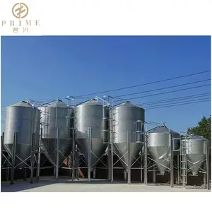 Torre dell'alimentazione dei silos dell'alimentazione galvanizzata attrezzatura dell'azienda agricola animale del granaio del maiale per il progetto dell'azienda agricola del maiale