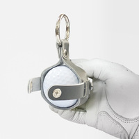 Nouvelle pochette à balles de golf en cuir pleine fleur de qualité supérieure, porte-balles de golf en cuir véritable