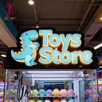 Lettres lumineuses LED 3D extérieures pour enseigne de camion de restauration, boulangerie, logo de boulangerie, devanture de magasin, enseigne publicitaire 3D rétroéclairée en acier inoxydable pour entreprise