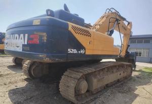 Équipement lourd 52 tonnes Hyundai R520L-9vs Excavatrice sur chenilles Machines d'occasion Conception originale avec circuit hydraulique avancé - Product Image 2