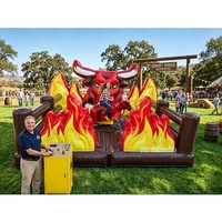 Machine de Bullfighting Gonflable pour Enfants - Toro Mécanique Amusant - Prix de Gros pour Location d'Événements et Fêtes