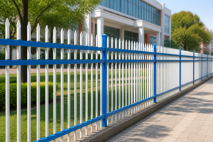 <span class=keywords><strong>PANSEN</strong></span> Neues Design 10ft Verzinkter Stahlzaun 3D-Modellierungsservice Moderner Stil Einfach Montierbar für Baustellen und Eisenbahnen - Product Image 5