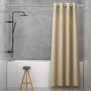 New Design Adjustable Spring Shower Curtain Rod Stainless Steel Anti-slip No Drilling Shower Curtain Rod