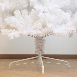 Dense White PVC Christmas <b>Tree</b>, Flat Tip, Full Sizes Available, Floor-Standing Ornament for Hotel & Mall Decoration - Product Image 5