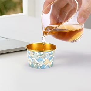 2/4/7oz impresión al por mayor vasos de papel desechables de pared única taza de papel de café caliente personalizada - Product Image 4