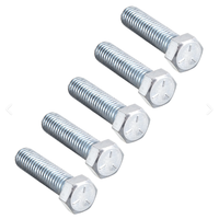 Baut Hex regang 1/4-20 baut 7/16-14 3 4 X Grade 8 JIS Hexagon pas Set keran kepala Hex inci satu 5 3/4 Astm