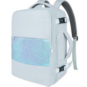 Sac à dos <span class=keywords><strong>de</strong></span> voyage pour <span class=keywords><strong>femme</strong></span>, sac pour ordinateur portable 15,6 pouces avec pochette à chaussures, port USB et compartiment humide - Product Image 3