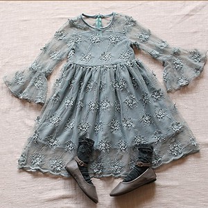 Nouvelles robes d'anniversaire blanches de qualité supérieure pour enfants filles de 3 ans - Product Image 4