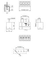 15EGTVC 3.5/3.81MM Pin Socket Plug-in Terminal Block 2/3/4/5/6/7/8/9/10/12/14/16/24P