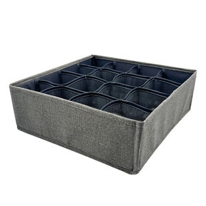 Organisateur de coffre 16 compartiments en Oxford, rangement portable pour voiture, boîte de rangement pour chaussettes, cravates, ceintures, mouchoirs, sous-vêtements, vêtements - Product Image 1