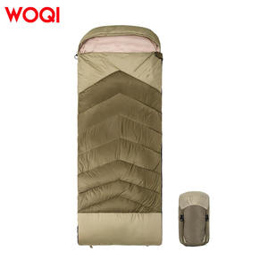 Saco de Dormir Tipo Sobre Woqi, 74x63 Pulgadas, Transpirable, de Poliéster, para Adultos, para Acampar, Hacer Senderismo, Viajar, Uso en Exteriores - Product Image 4